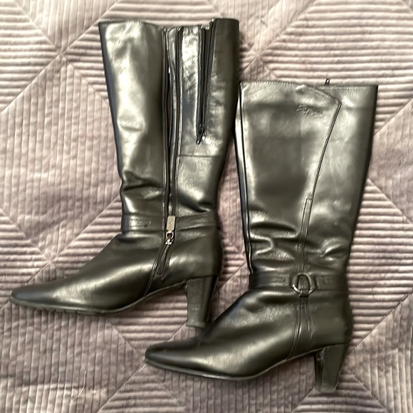 Aqua Collège Lined Leather Boot - Picture 1 of 13